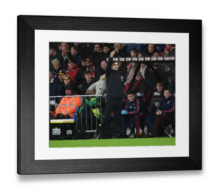 Framed Print : Mikel Arteta Leads Arsenal in FA Cup Clash against AFC Bournemouth Framed Print : Mikel Arteta Leads Arsenal in FA Cup Clash against AFC Bournemouth