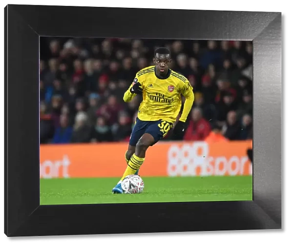 Arsenal's Eddie Nketiah Shines in FA Cup Fourth Round Clash Against AFC Bournemouth