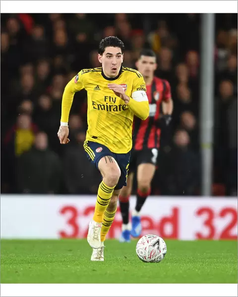 Arsenal's Hector Bellerin in FA Cup Fourth Round Clash Against AFC Bournemouth
