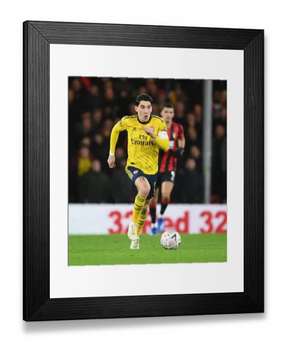 Framed Print : Arsenal's Hector Bellerin in FA Cup Fourth Round Clash Against AFC Bournemouth