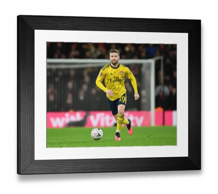 Framed Print : Arsenal's Mustafi Faces Bournemouth in FA Cup Fourth Round Framed Print : Arsenal's Mustafi Faces Bournemouth in FA Cup Fourth Round