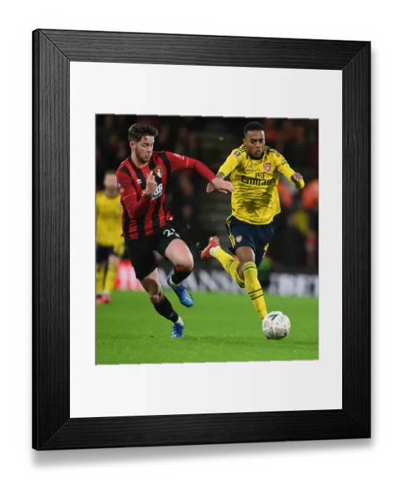 Framed Print : Clash of the Midfielders: Willock vs. Simpson in FA Cup Showdown Framed Print : Clash of the Midfielders: Willock vs. Simpson in FA Cup Showdown
