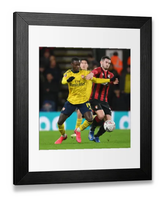 Framed Print : Arsenal vs. AFC Bournemouth: FA Cup Fourth Round Clash at Vitality Stadium Framed Print : Arsenal vs. AFC Bournemouth: FA Cup Fourth Round Clash at Vitality Stadium