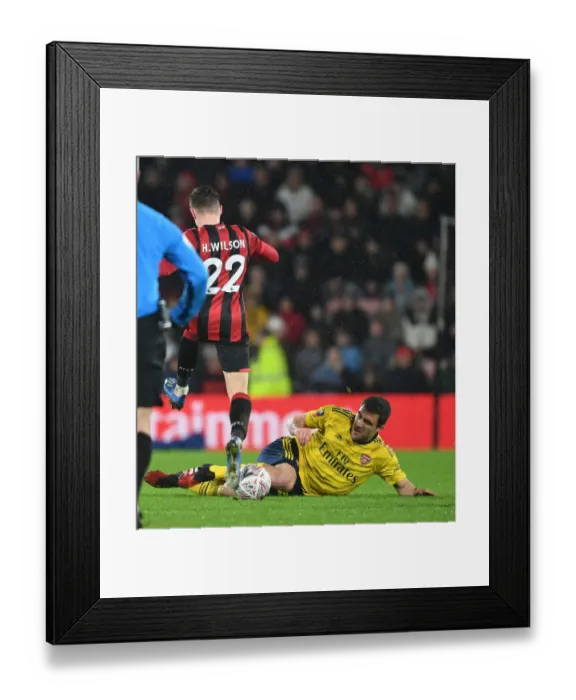 Framed Print : Arsenal vs. AFC Bournemouth: FA Cup Fourth Round Clash at Vitality Stadium
