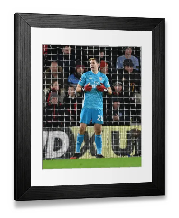 Framed Print : Arsenal vs. AFC Bournemouth: FA Cup Fourth Round Battle at Vitality Stadium Framed Print : Arsenal vs. AFC Bournemouth: FA Cup Fourth Round Battle at Vitality Stadium