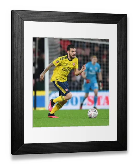 Framed Print : FA Cup: Dani Ceballos Stars for Arsenal Against AFC Bournemouth