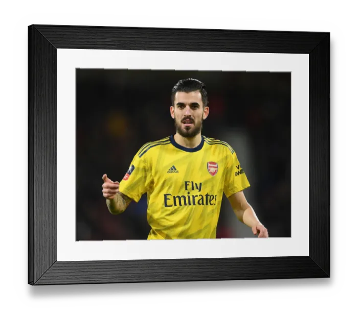 Framed Print : FA Cup: AFC Bournemouth vs. Arsenal - Dani Ceballos in Action