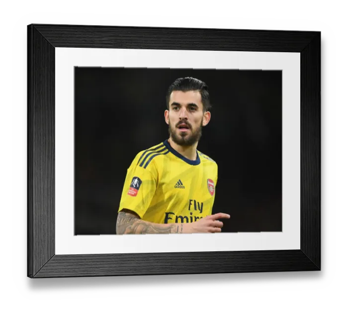 Framed Print : FA Cup: Dani Ceballos Stars for Arsenal Against AFC Bournemouth