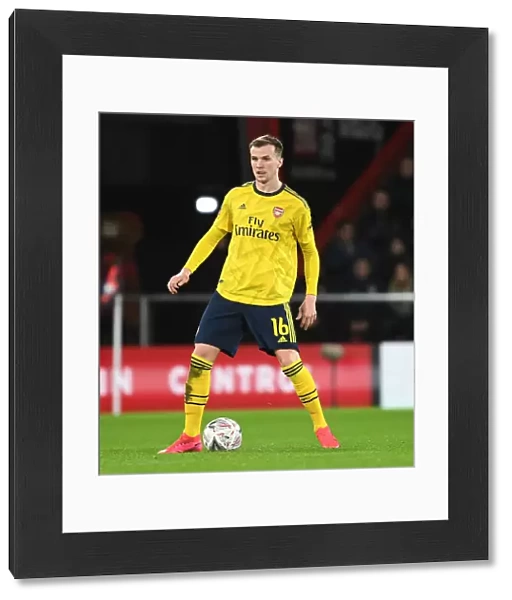 Rob Holding in Action: Arsenal's FA Cup Battle at AFC Bournemouth