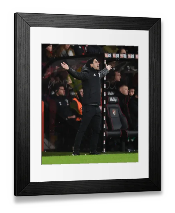 Framed Print : Mikel Arteta Guides Arsenal in FA Cup Clash against AFC Bournemouth Framed Print : Mikel Arteta Guides Arsenal in FA Cup Clash against AFC Bournemouth