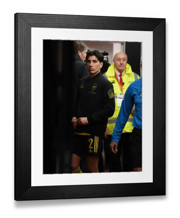 Framed Print : Arsenal's Hector Bellerin in the Tunnel Before FA Cup Clash vs. AFC Bournemouth Framed Print : Arsenal's Hector Bellerin in the Tunnel Before FA Cup Clash vs. AFC Bournemouth