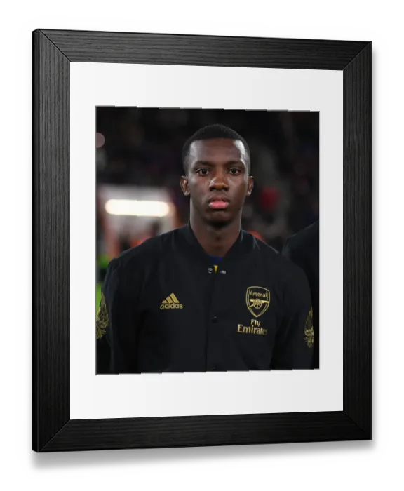 Framed Print : Arsenal's Eddie Nketiah Prepares for FA Cup Clash Against AFC Bournemouth Framed Print : Arsenal's Eddie Nketiah Prepares for FA Cup Clash Against AFC Bournemouth