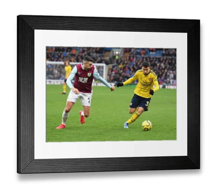 Framed Print : Premier League: Burnley vs Arsenal Showdown at Turf Moor