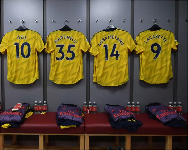 Arsenal's Away Changing Room at Burnley's Turf Moor Ahead of Premier League Clash