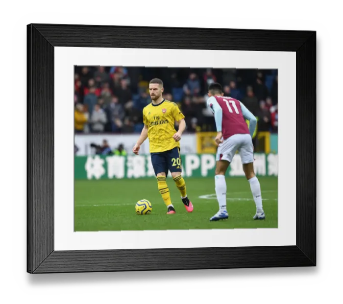Framed Print : Premier League: Burnley vs Arsenal Clash at Turf Moor (February 2020)