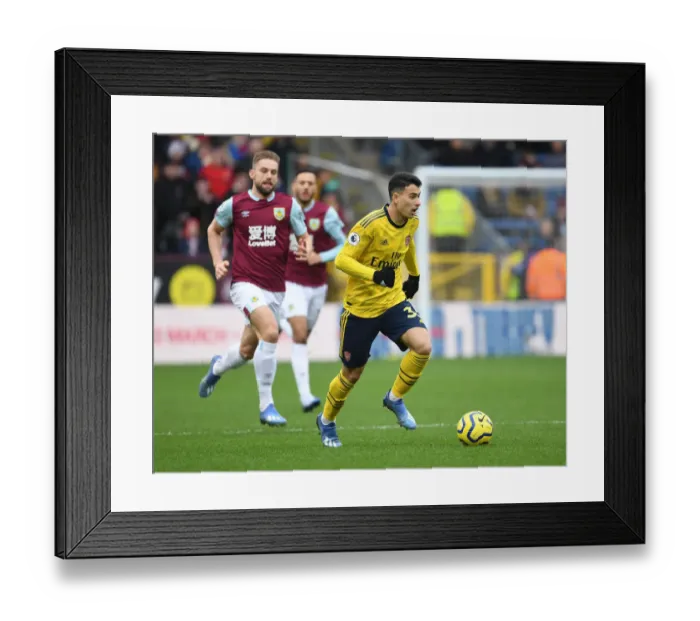 Framed Print : Burnley vs Arsenal: Gabriel Martinelli Clashes with Charlie Taylor in Premier League Showdown Framed Print : Burnley vs Arsenal: Gabriel Martinelli Clashes with Charlie Taylor in Premier League Showdown