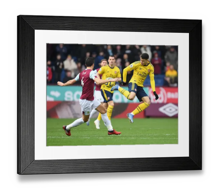 Framed Print : Burnley vs Arsenal: Martinelli vs Cork Clash in Premier League Showdown Framed Print : Burnley vs Arsenal: Martinelli vs Cork Clash in Premier League Showdown