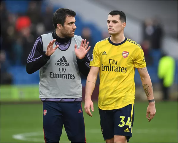 Sokratis and Xhaka: Arsenal's Defensive Duo After Burnley Clash (Burnley v Arsenal, 2019-20)