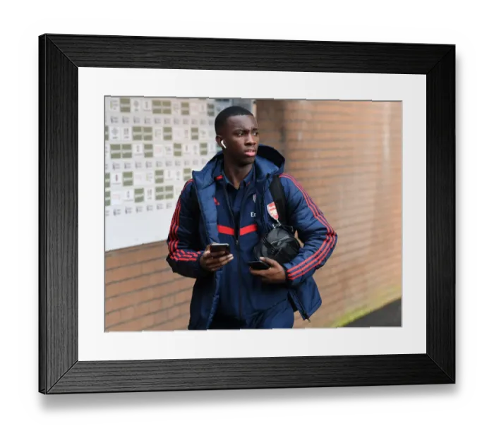 Framed Print : Arsenal's Eddie Nketiah Prepares for Burnley Clash - Premier League 2019-20 Framed Print : Arsenal's Eddie Nketiah Prepares for Burnley Clash - Premier League 2019-20