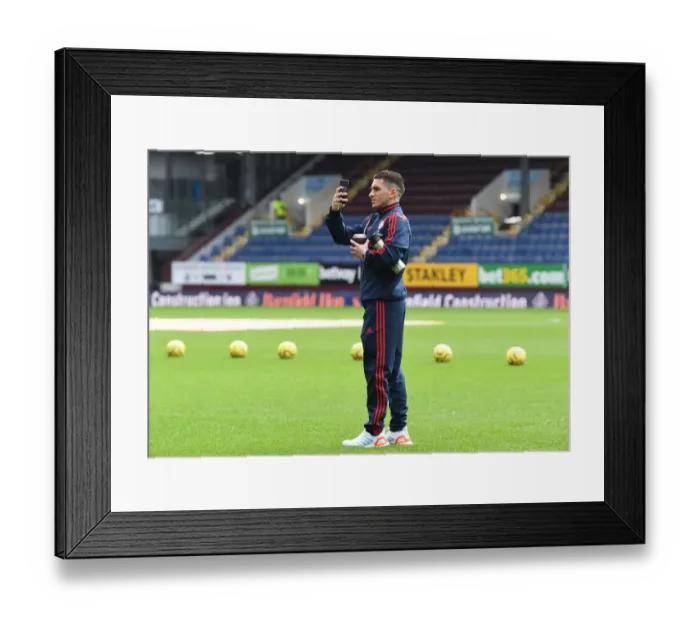 Framed Print : Lucas Torreira: Arsenal's Focus Ahead of Burnley Clash (Premier League, 2019-20)