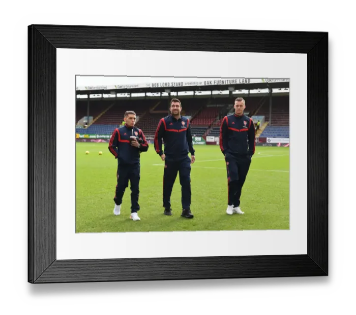 Framed Print : Arsenal FC: Lucas Torreira, Sokratis, and Bernd Leno Prepare for Burnley Clash (Burnley v Arsenal 2019-20) Framed Print : Arsenal FC: Lucas Torreira, Sokratis, and Bernd Leno Prepare for Burnley Clash (Burnley v Arsenal 2019-20)