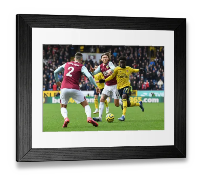 Framed Print : Bukayo Saka vs. Jeff Hendrick: Clash at Turf Moor - Burnley vs. Arsenal, Premier League 2019-2020 Framed Print : Bukayo Saka vs. Jeff Hendrick: Clash at Turf Moor - Burnley vs. Arsenal, Premier League 2019-2020