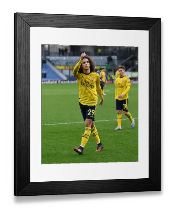 Framed Print : Matteo Guendouzi: Post-Match Reaction at Burnley vs Arsenal (2019-20)