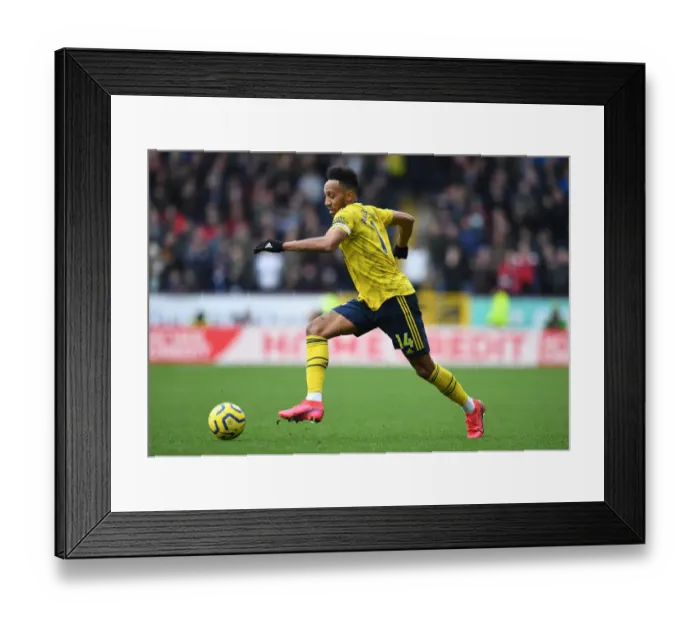 Framed Print : Aubameyang's Dramatic Winner: Arsenal Snatches Victory from Burnley in Premier League Thriller Framed Print : Aubameyang's Dramatic Winner: Arsenal Snatches Victory from Burnley in Premier League Thriller