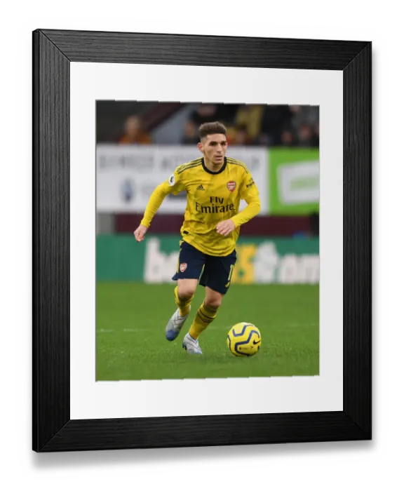 Framed Print : Torreira in Action: Burnley vs. Arsenal, Premier League 2019-20 Framed Print : Torreira in Action: Burnley vs. Arsenal, Premier League 2019-20
