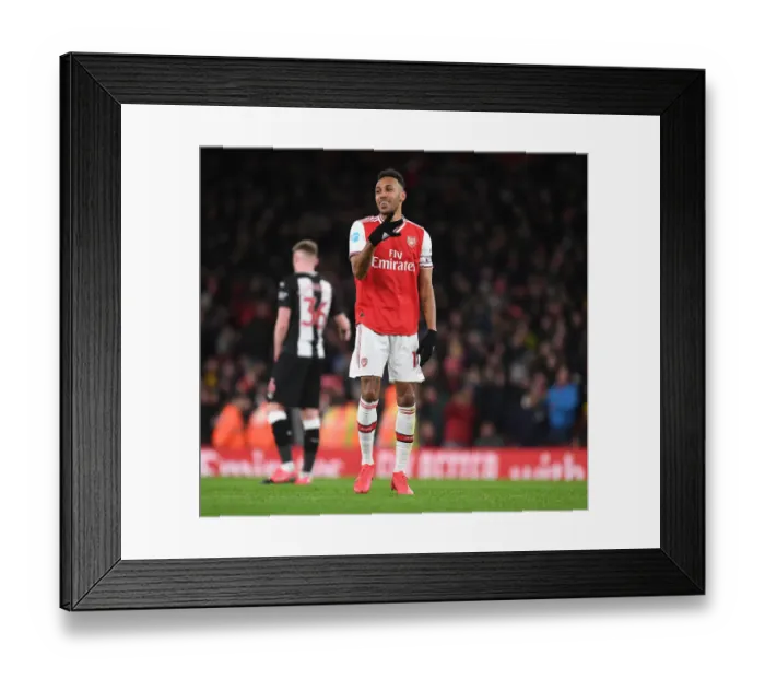 Framed Print : Arsenal vs Newcastle United: Premier League Showdown at Emirates Stadium