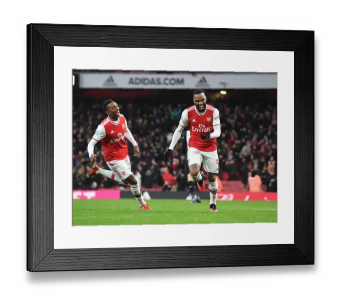 Framed Print : Alexis Lacazette's Brace: Arsenal's Exhilarating 4-3 Comeback Win Against Newcastle United