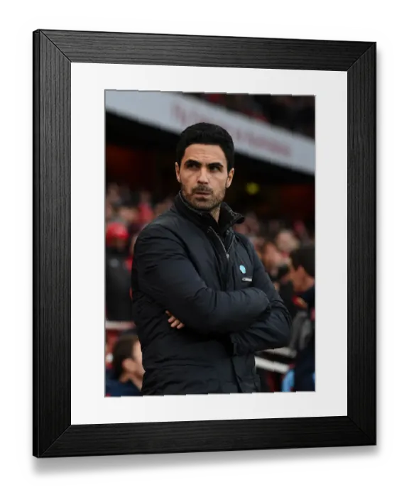 Framed Print : Mikel Arteta: Arsenal Coach Gears Up for Newcastle United Showdown (Premier League 2019-20)