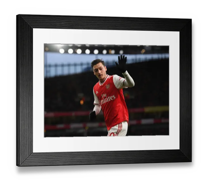 Framed Print : Mesut Ozil: Arsenal vs. Newcastle United, Premier League 2019-2020 Framed Print : Mesut Ozil: Arsenal vs. Newcastle United, Premier League 2019-2020