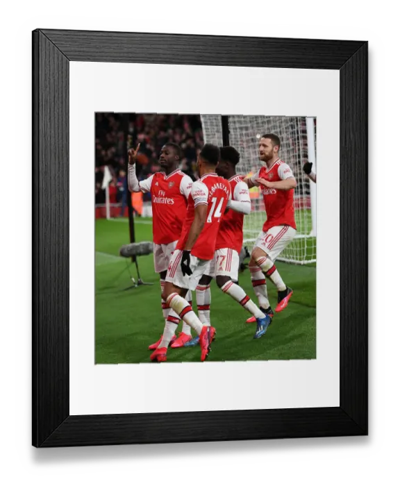 Framed Print : Nicolas Pepe Scores Arsenal's Second Goal: 2-0 Against Newcastle United (Arsenal vs Newcastle 2019-20) Framed Print : Nicolas Pepe Scores Arsenal's Second Goal: 2-0 Against Newcastle United (Arsenal vs Newcastle 2019-20)