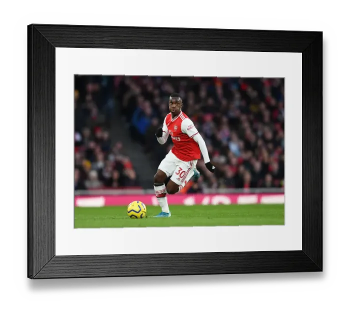 Framed Print : Arsenal's Eddie Nketiah in Action against Newcastle United - Premier League 2019-2020 Framed Print : Arsenal's Eddie Nketiah in Action against Newcastle United - Premier League 2019-2020