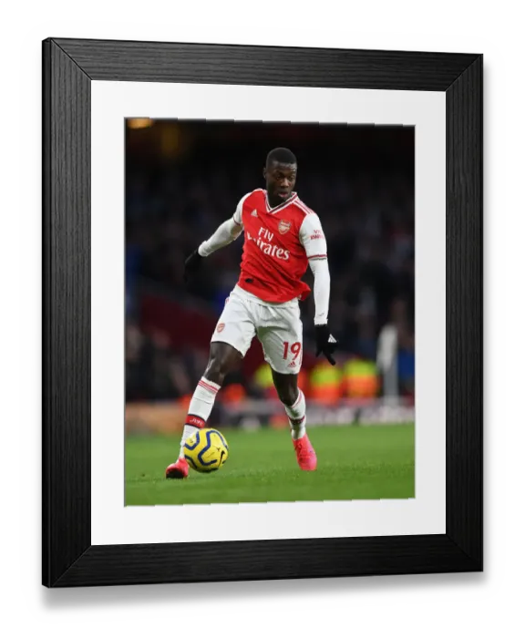 Framed Print : Nicolas Pepe's Standout Display: Arsenal's Victory Over Newcastle United (2019-20)
