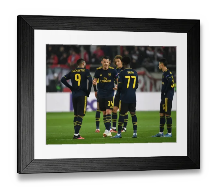 Framed Print : Arsenal vs. Olympiacos: UEFA Europa League Showdown in Piraeus (2019-2020)