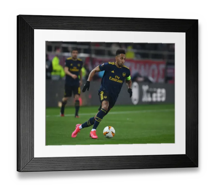 Framed Print : Arsenal vs. Olympiacos: UEFA Europa League Round of 32, First Leg (2020) - Arsenal Players in Action Framed Print : Arsenal vs. Olympiacos: UEFA Europa League Round of 32, First Leg (2020) - Arsenal Players in Action