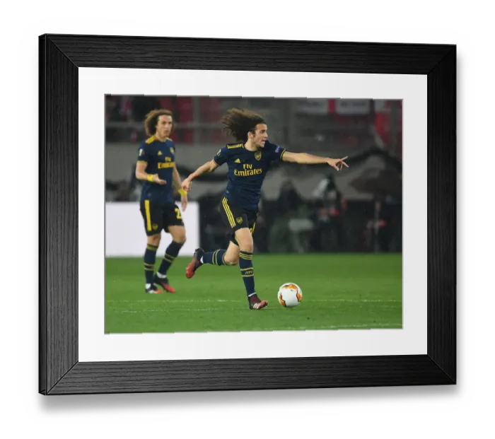 Framed Print : Arsenal vs. Olympiacos: UEFA Europa League Showdown at Karaiskakis Stadium (2020)