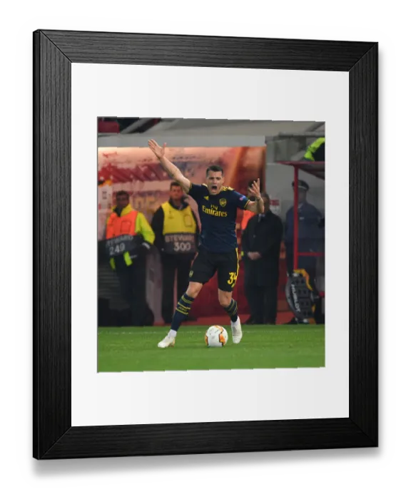Framed Print : Arsenal vs. Olympiacos: Europa League Showdown at Karaiskakis Stadium (2020)