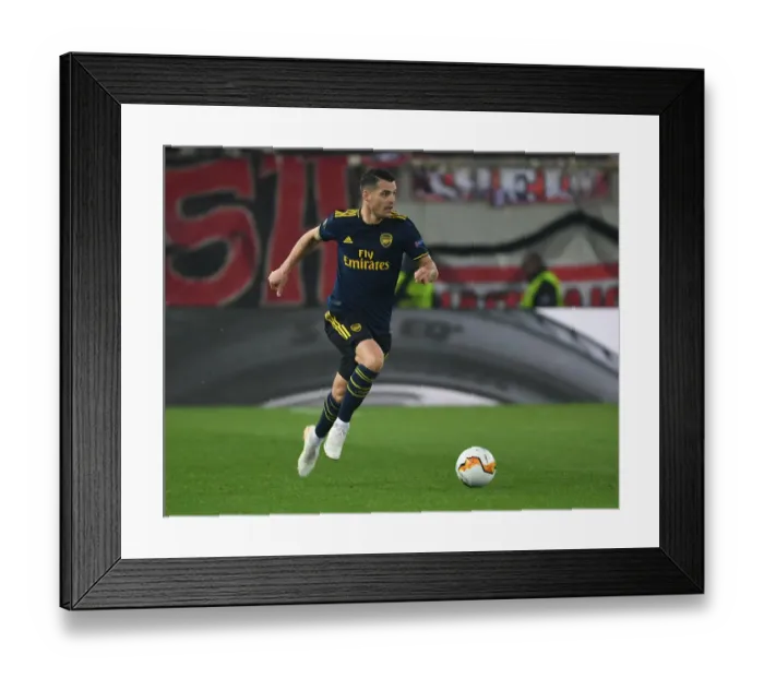 Framed Print : Arsenal vs. Olympiacos: Europa League Clash at Karaiskakis Stadium (2020) Framed Print : Arsenal vs. Olympiacos: Europa League Clash at Karaiskakis Stadium (2020)
