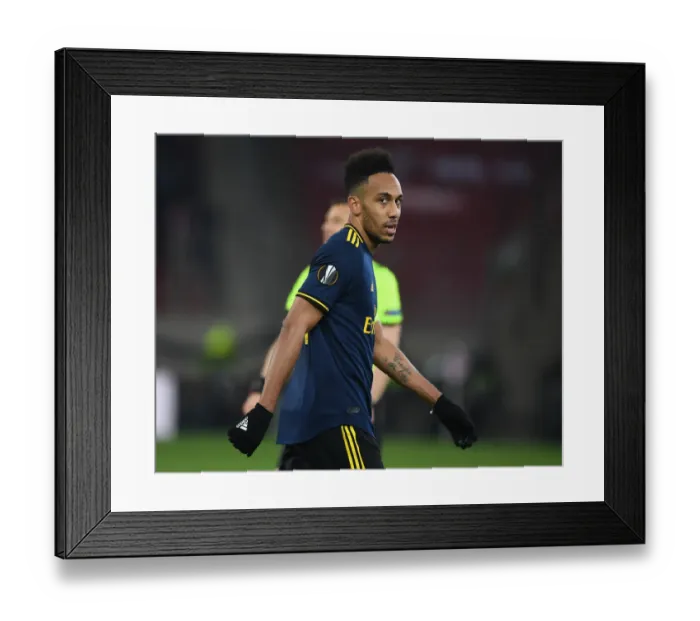 Framed Print : Arsenal vs. Olympiacos: UEFA Europa League Showdown (2020) - First Leg in Piraeus
