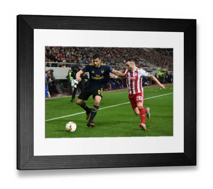 Framed Print : Sokratis vs Valbuena: Olympiacos vs Arsenal, UEFA Europa League Round of 32 First Leg Framed Print : Sokratis vs Valbuena: Olympiacos vs Arsenal, UEFA Europa League Round of 32 First Leg