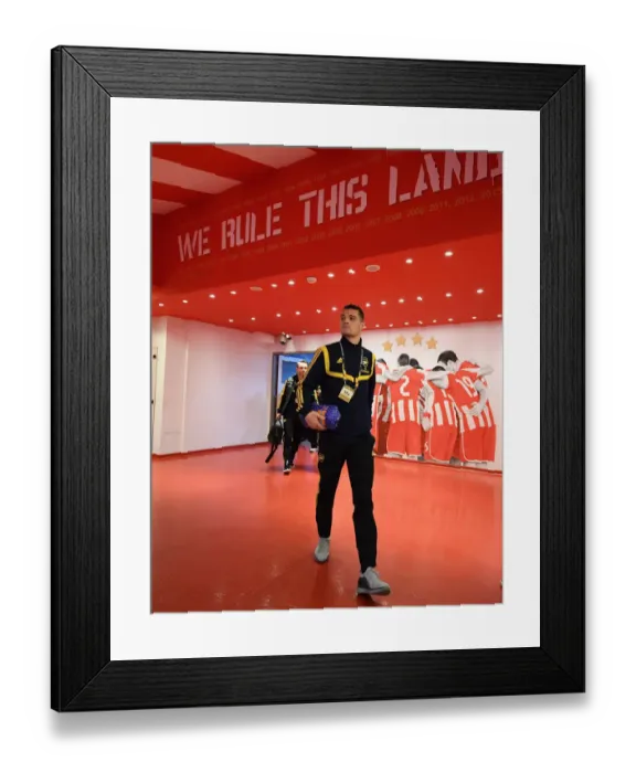 Framed Print : Granit Xhaka's Focus: Arsenal vs Olympiacos, UEFA Europa League Round of 32 - Piraeus, Greece (February 20, 2020) Framed Print : Granit Xhaka's Focus: Arsenal vs Olympiacos, UEFA Europa League Round of 32 - Piraeus, Greece (February 20, 2020)