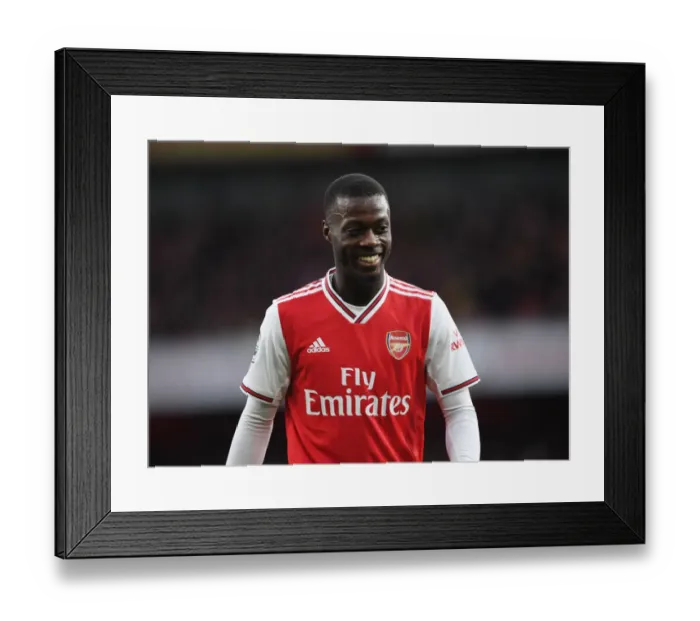 Framed Print : Arsenal's Nicolas Pepe in Action Against Everton - Premier League 2019-2020 Framed Print : Arsenal's Nicolas Pepe in Action Against Everton - Premier League 2019-2020