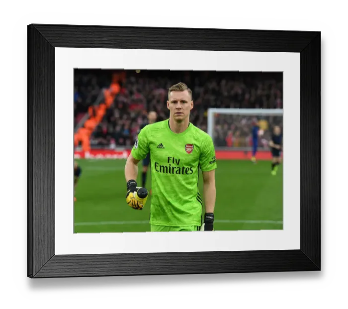 Framed Print : Bernd Leno: Arsenal Goalkeeper's Focus Ahead of Arsenal vs. Everton Showdown at Emirates Stadium Framed Print : Bernd Leno: Arsenal Goalkeeper's Focus Ahead of Arsenal vs. Everton Showdown at Emirates Stadium