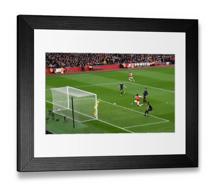 Framed Print : Eddie Nketiah Scores First Arsenal Goal: Arsenal 1- Everton, 2019-20 Premier League