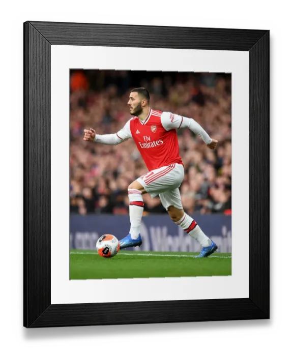 Framed Print : Arsenal's Sead Kolasinac in Action Against Everton in the Premier League Framed Print : Arsenal's Sead Kolasinac in Action Against Everton in the Premier League