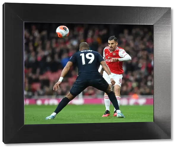 Arsenal's Dani Ceballos in Action Against Everton in Premier League Clash