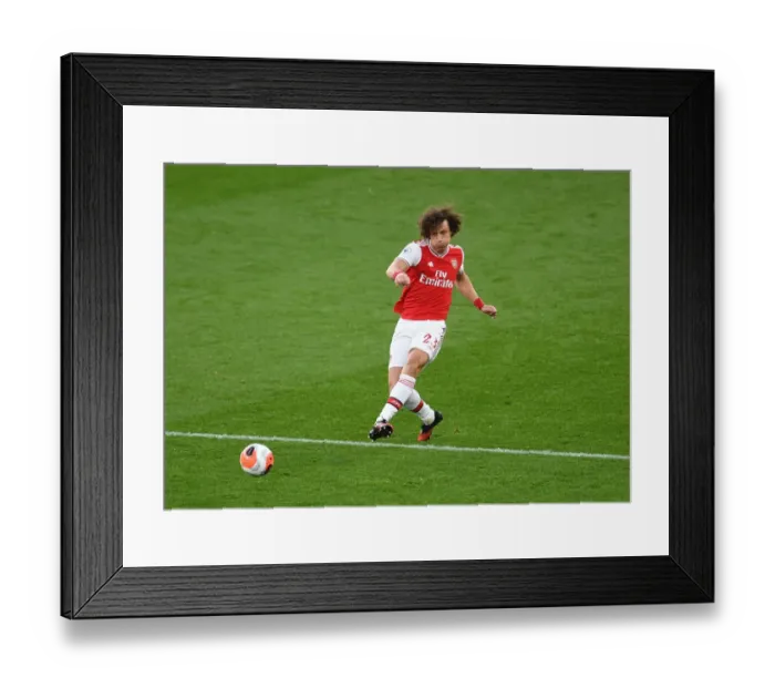 Framed Print : David Luiz in Action: Arsenal vs. Everton, Premier League 2019-2020
